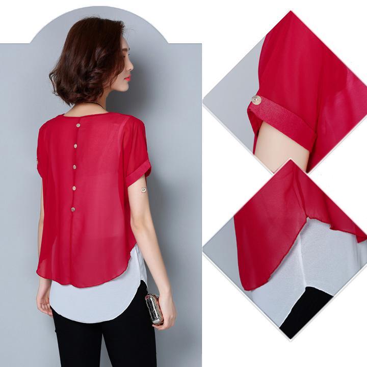 Áo voan 2 lớp sành điệu  AN07