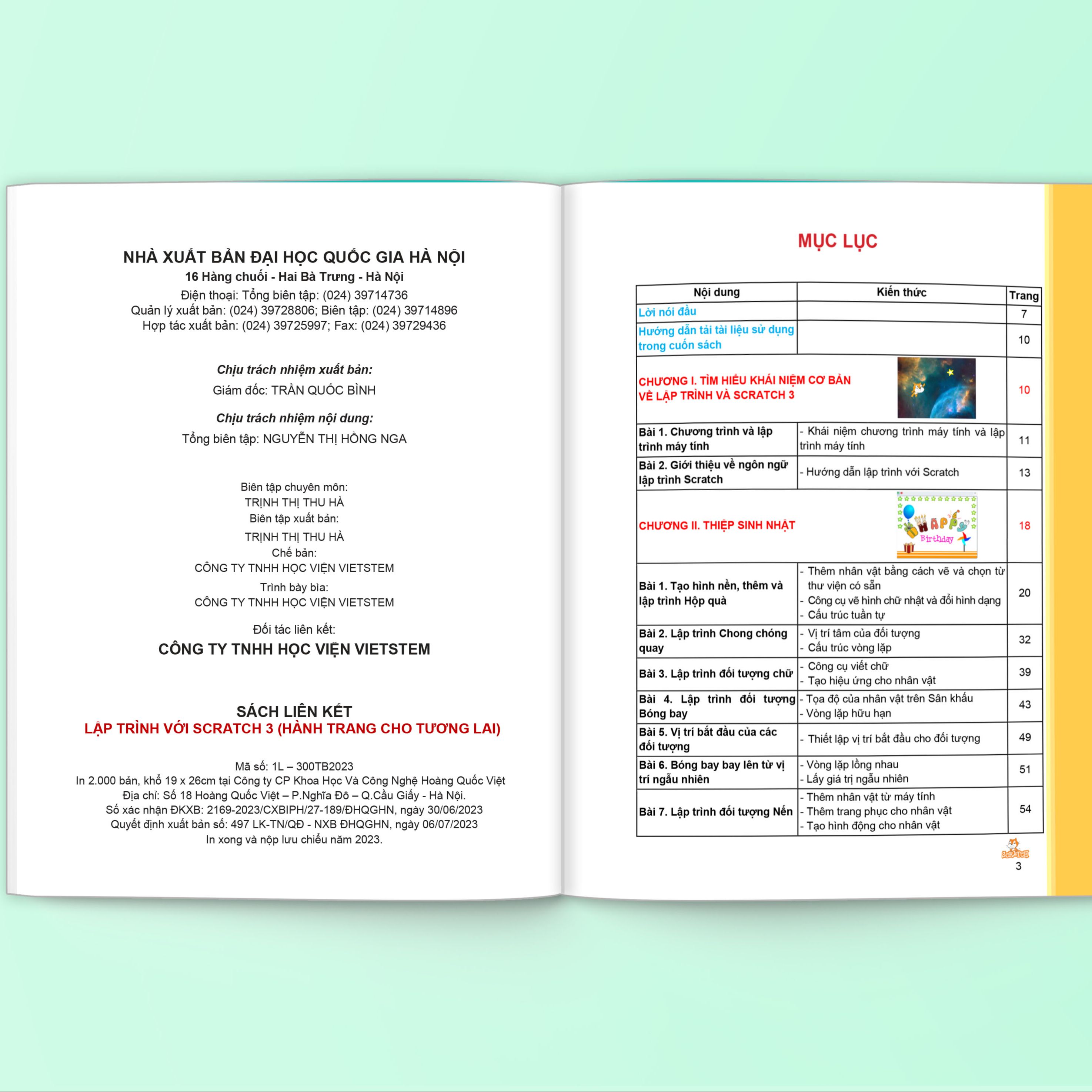 Sách Lập trình với Scratch 3 (Dành cho học sinh từ 8 - 14 tuổi)