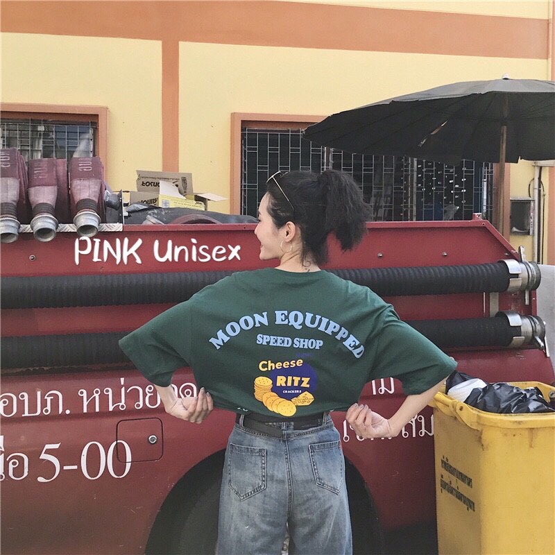 [HCM][ FULL SIZE + ẢNH THẬT ] Áo thun tay lỡ MOON CHEESE Unisex