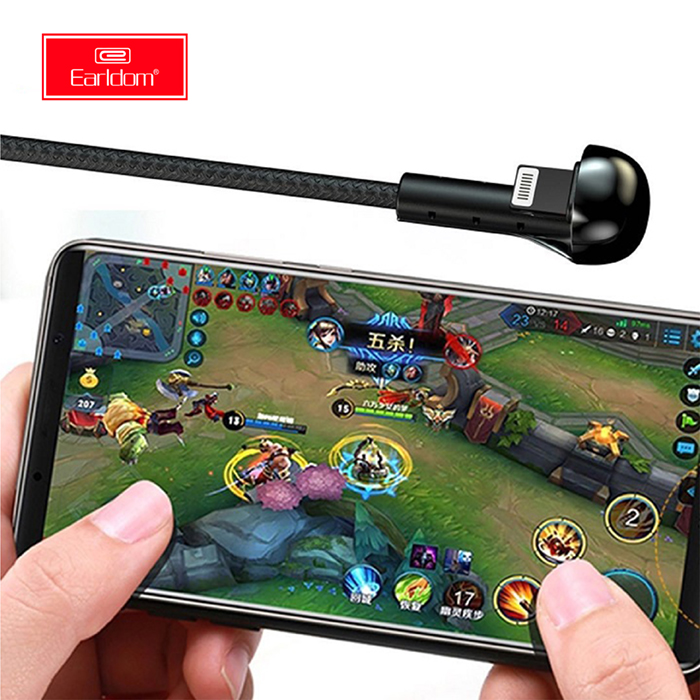 Cáp sạc gaming, cáp chống gãy đầu Earldom EC-059 cho iPhone/MicroUSB/TypeC - Beetech