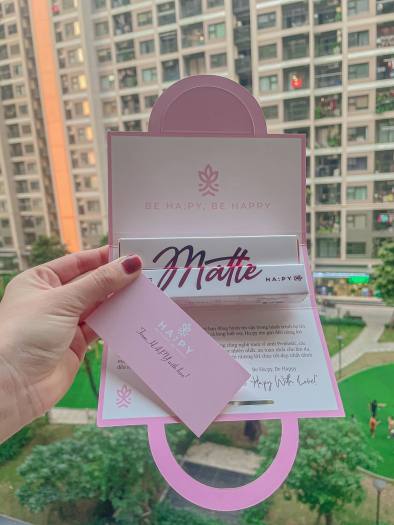 ( sale giá sỉ ) Son Happy Matte liptick Siêu lỳ đủ màu lựa chọn