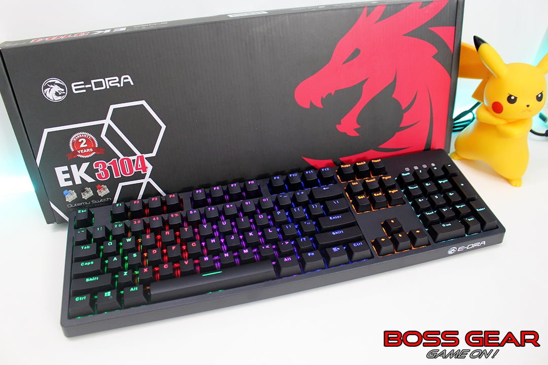 Bàn phím máy tính chuyên game phím cơ 100- cổng usb keyboard rainbow dra ek311 bàn phím dành cho game thủ có led