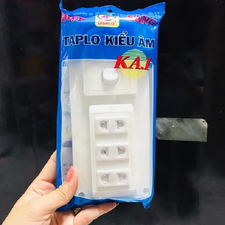 Ổ ĐIỆN CÓ CÔNG TẮC - TAPLO KIỂU ÂM - DIY