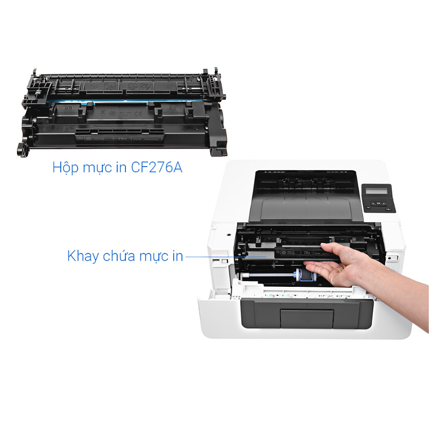 Máy in laser đen trắng HP M404dn (W1A53A) - In 2 mặt tự động