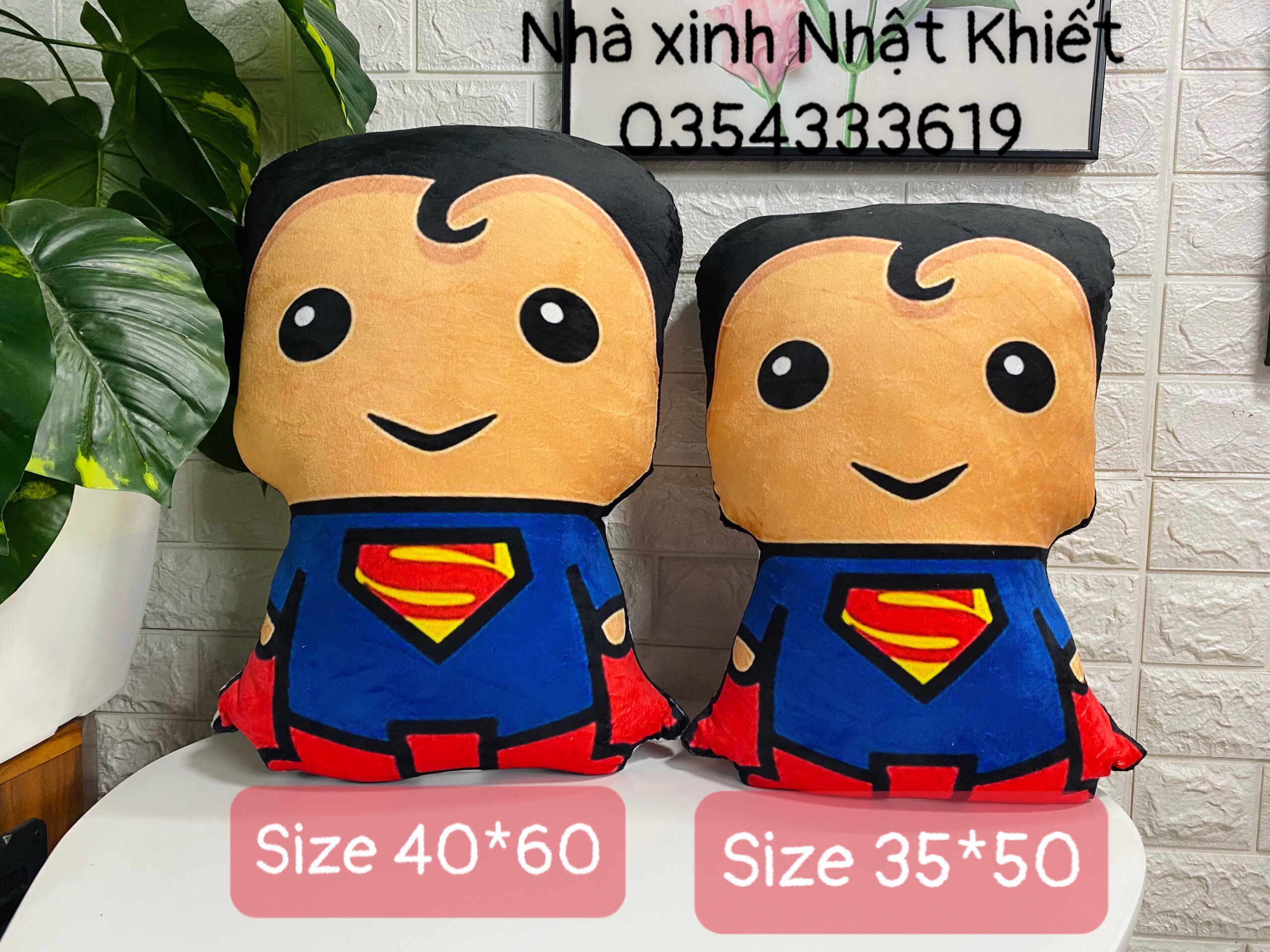 Gối ôm, gối trang trí siêu nhân cho bé