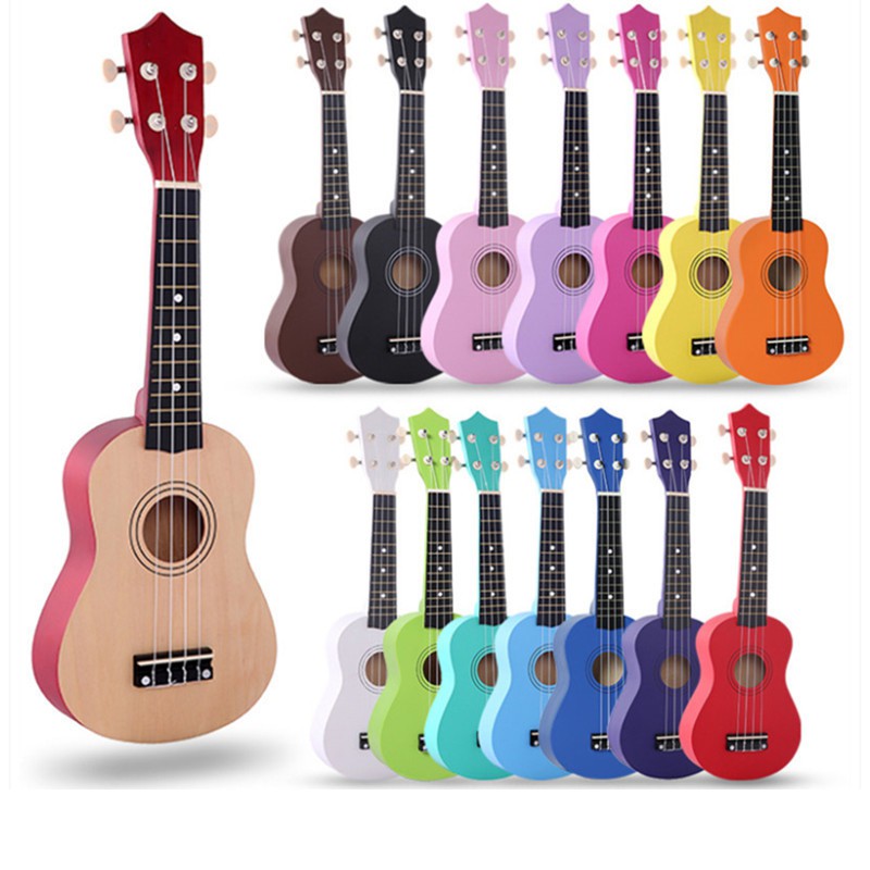 Đàn Ukulele 21 màu nhám trơn soprano