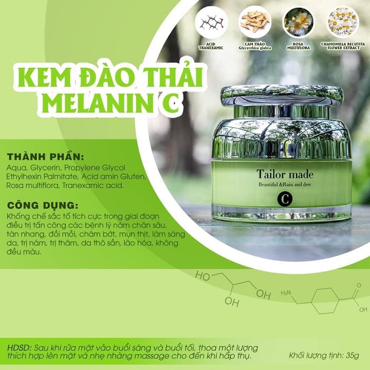KEM NÁM TAILOR MADE C (KEM TÚ HOA) DIMANLAIER - C XANH LÁ