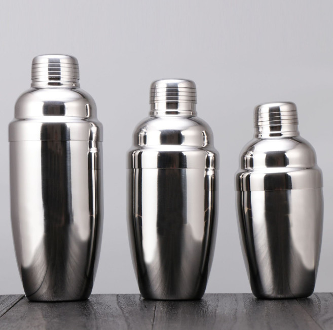Bình lắc shaker inox standar (350ml - 550ml - 750ml)