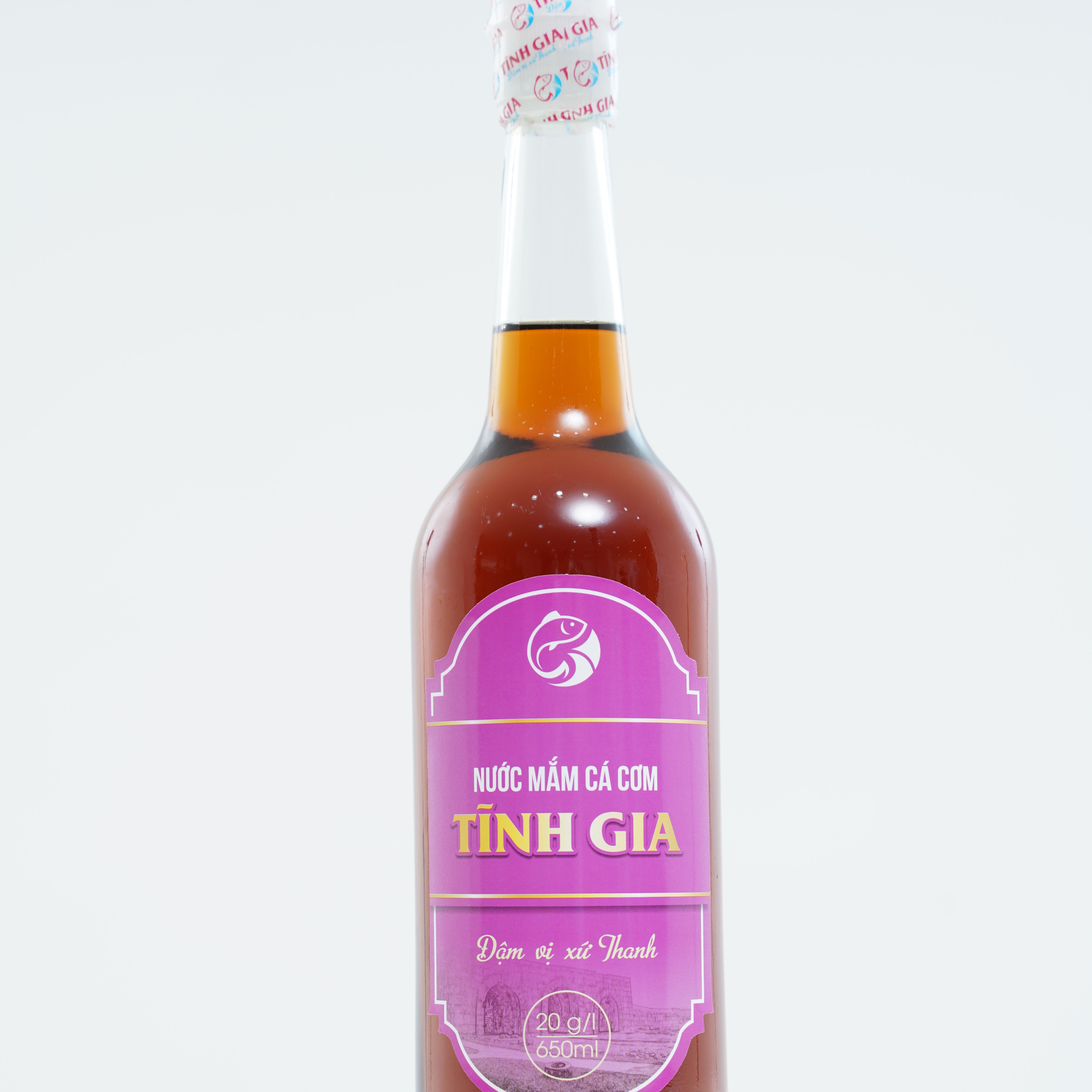 Nước mắm cốt cá cơm Tĩnh Gia -  20N thủy tinh 650ML