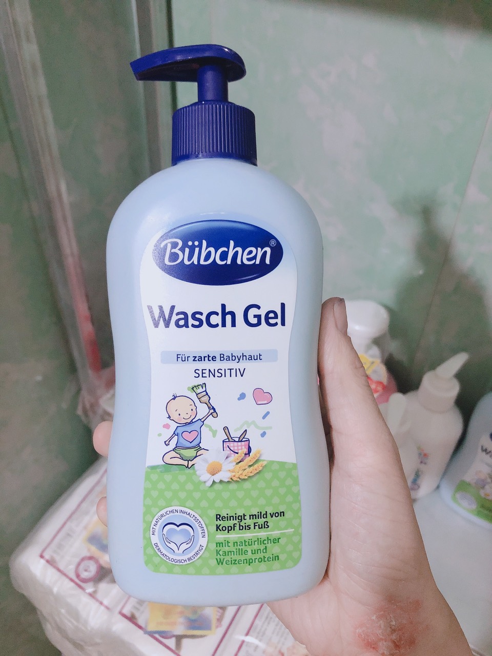 Sữa tắm gội Bubchen 400 ml nội địa Đức