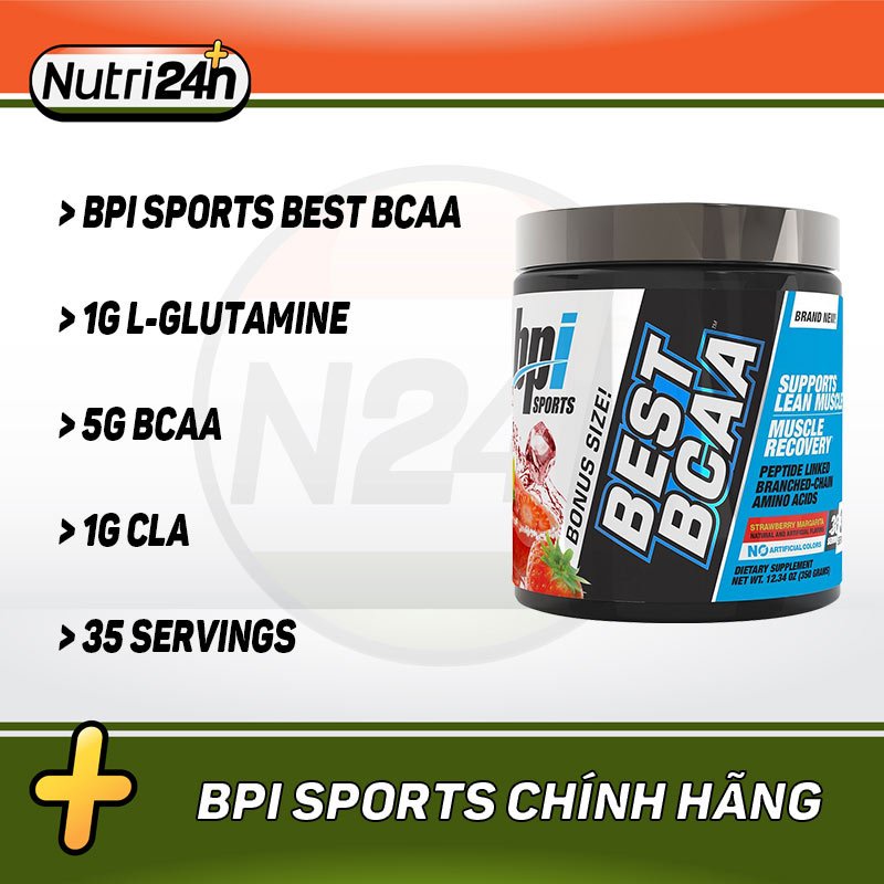 BEST BCAA Phục Hồi Cơ , Giảm Mỡ , Tăng Sức Bền 35SERVINGS ( 35 LẦN DÙNG )