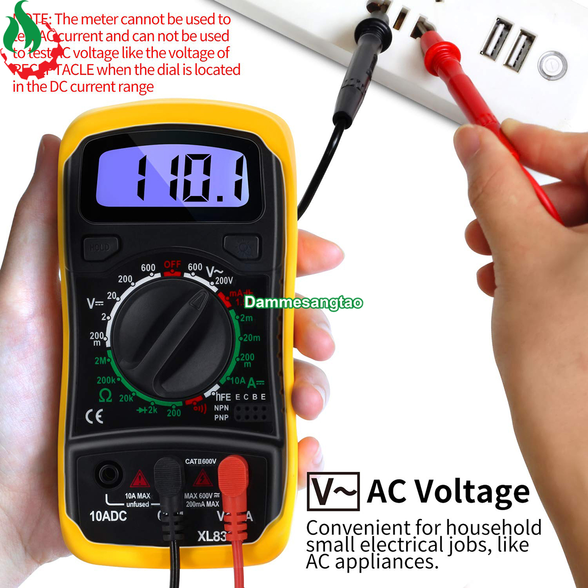 Đồng hồ đo vạn năng vom XL830L