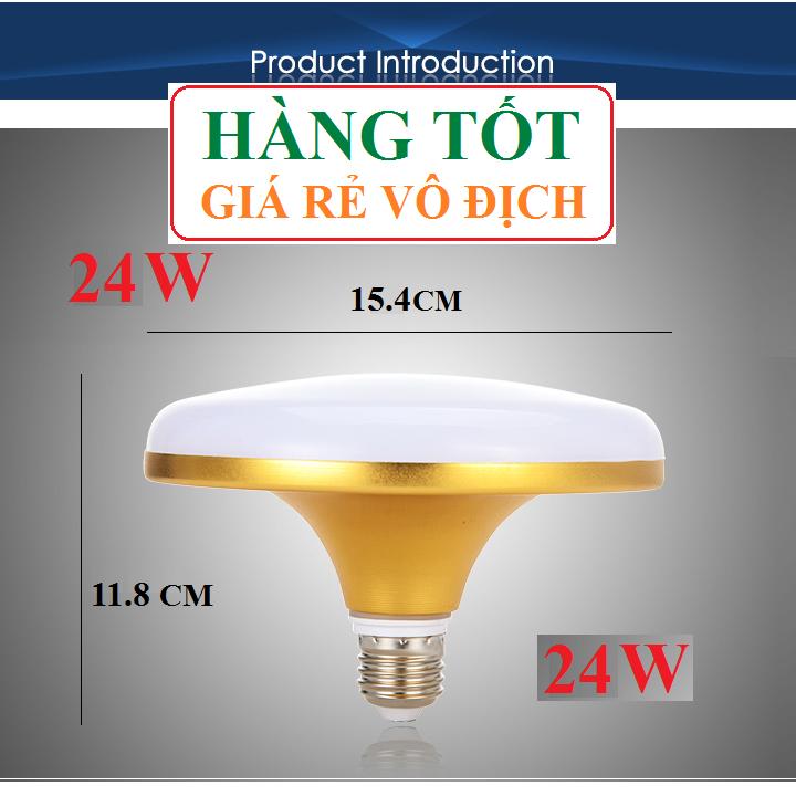 [HCM]Bóng đèn LED UFO Gold 24W