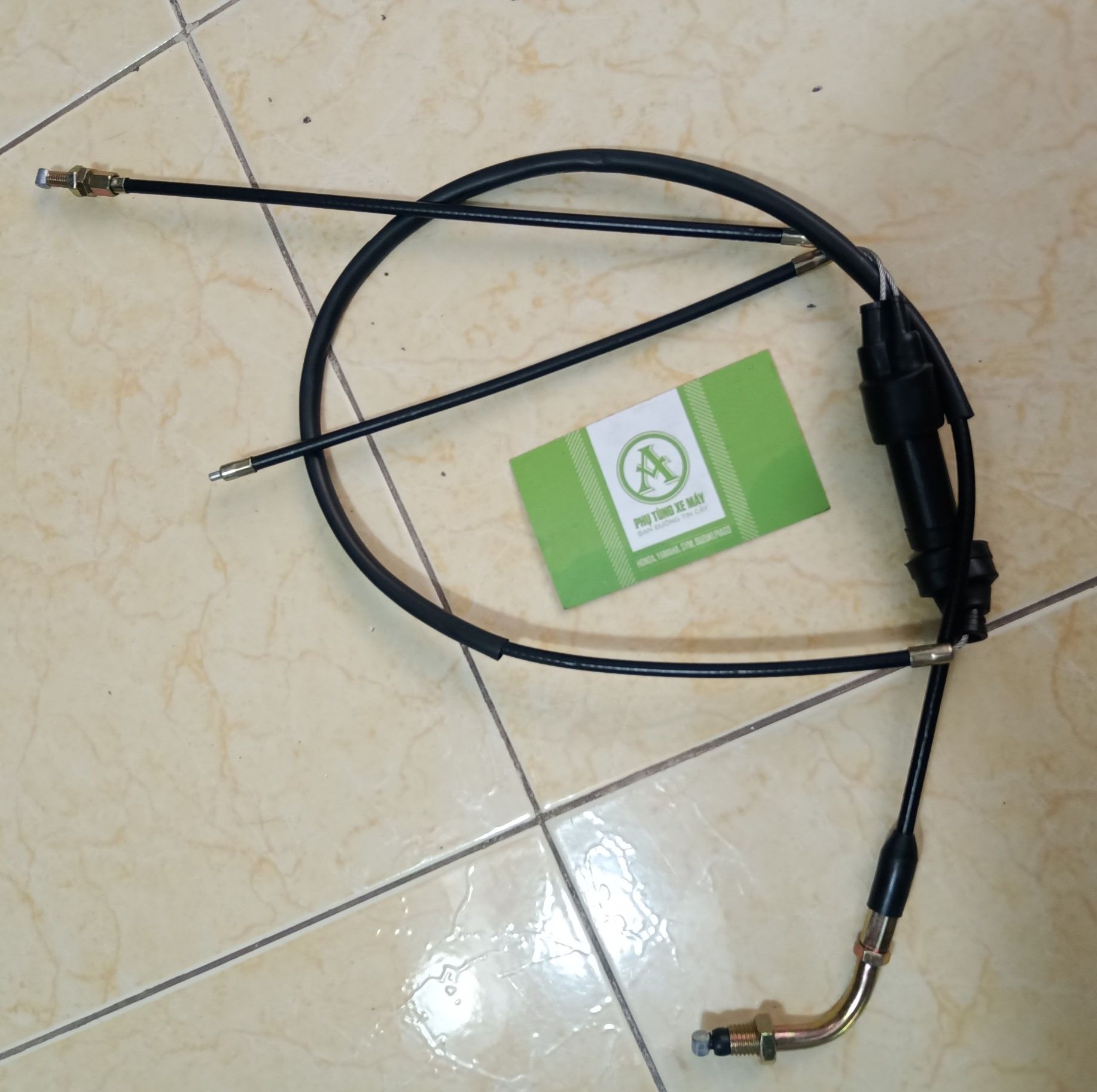 Dây ga đôi của bình xăng con 250cc ba gác ( xe 3 bánh ) dài 1,2 mét