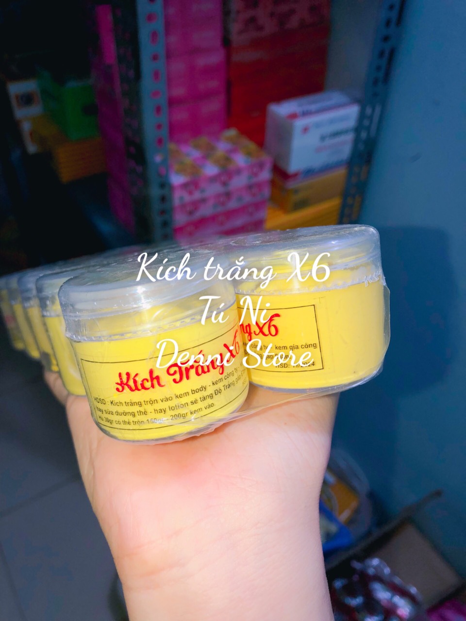 [Hoàn tiền 20%] Combo 10 hủ kem kích trắng X6 siêu trắng da nhân sâm