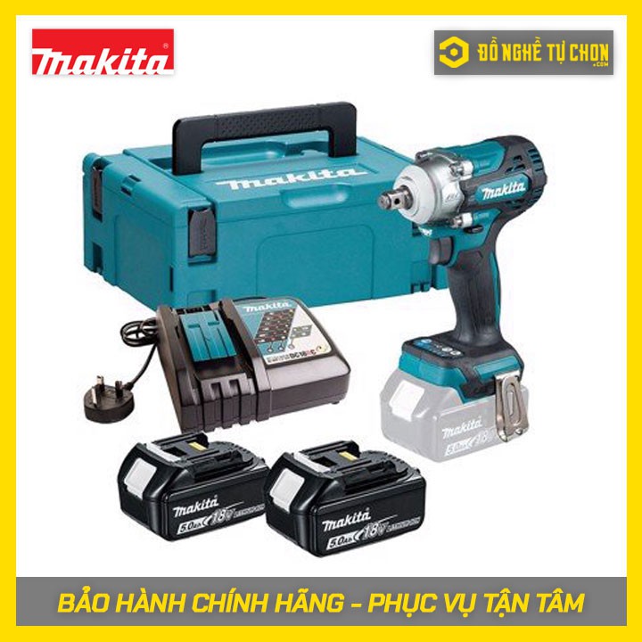 Máy siết bu lông dùng pin makita - dtw300rtj