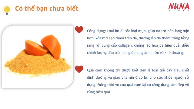 Bột Vỏ Cam Handmade - Sản sinh Collagen