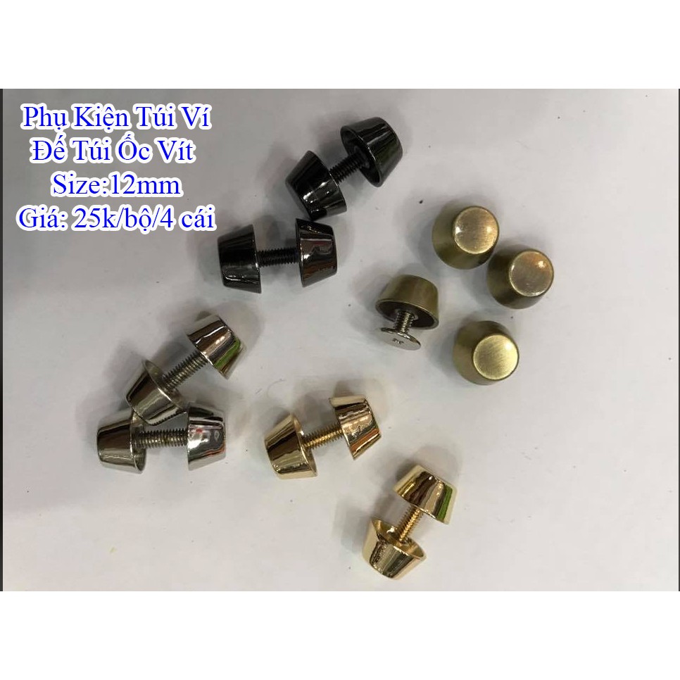 Đế Túi Ốc Vít 12mm (38k/bộ/4 cái)