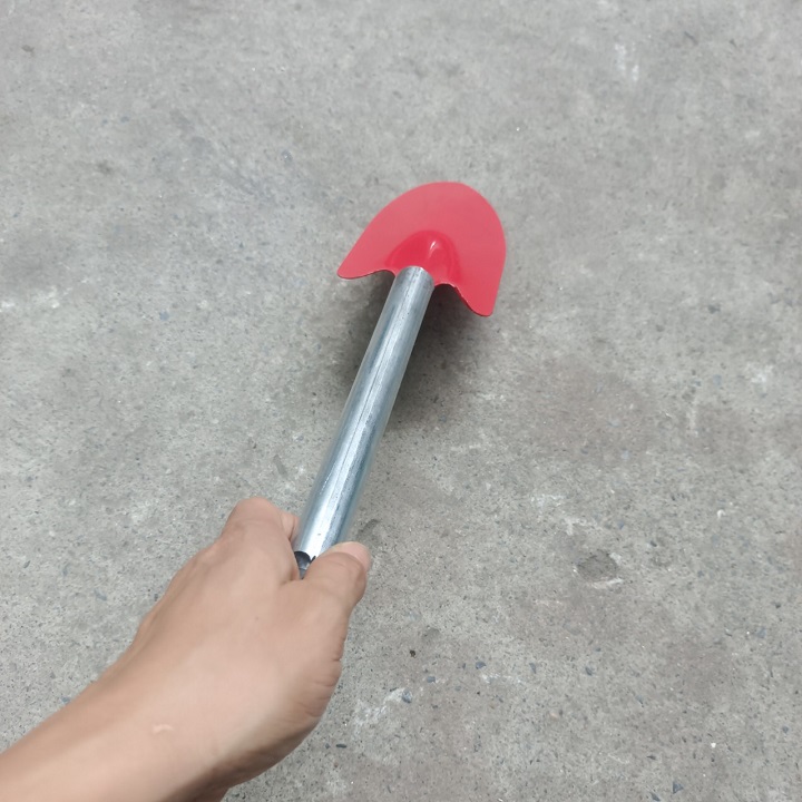Xẻng Nhỏ Mini Xúc Đất Có Cán Sắt Mũi Màu Đỏ