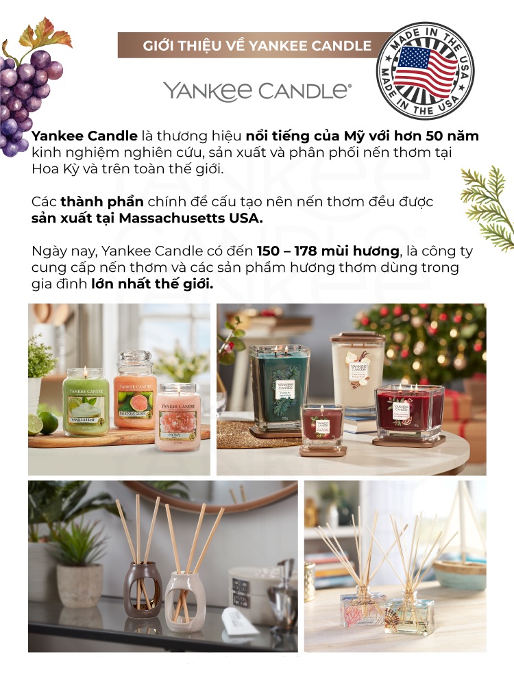 Nến thơm Sáp đậu nành Elevation Yankee Candle