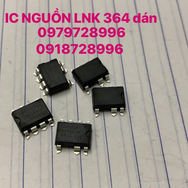 Ic nguồn lnk 364 dán combo 5 con