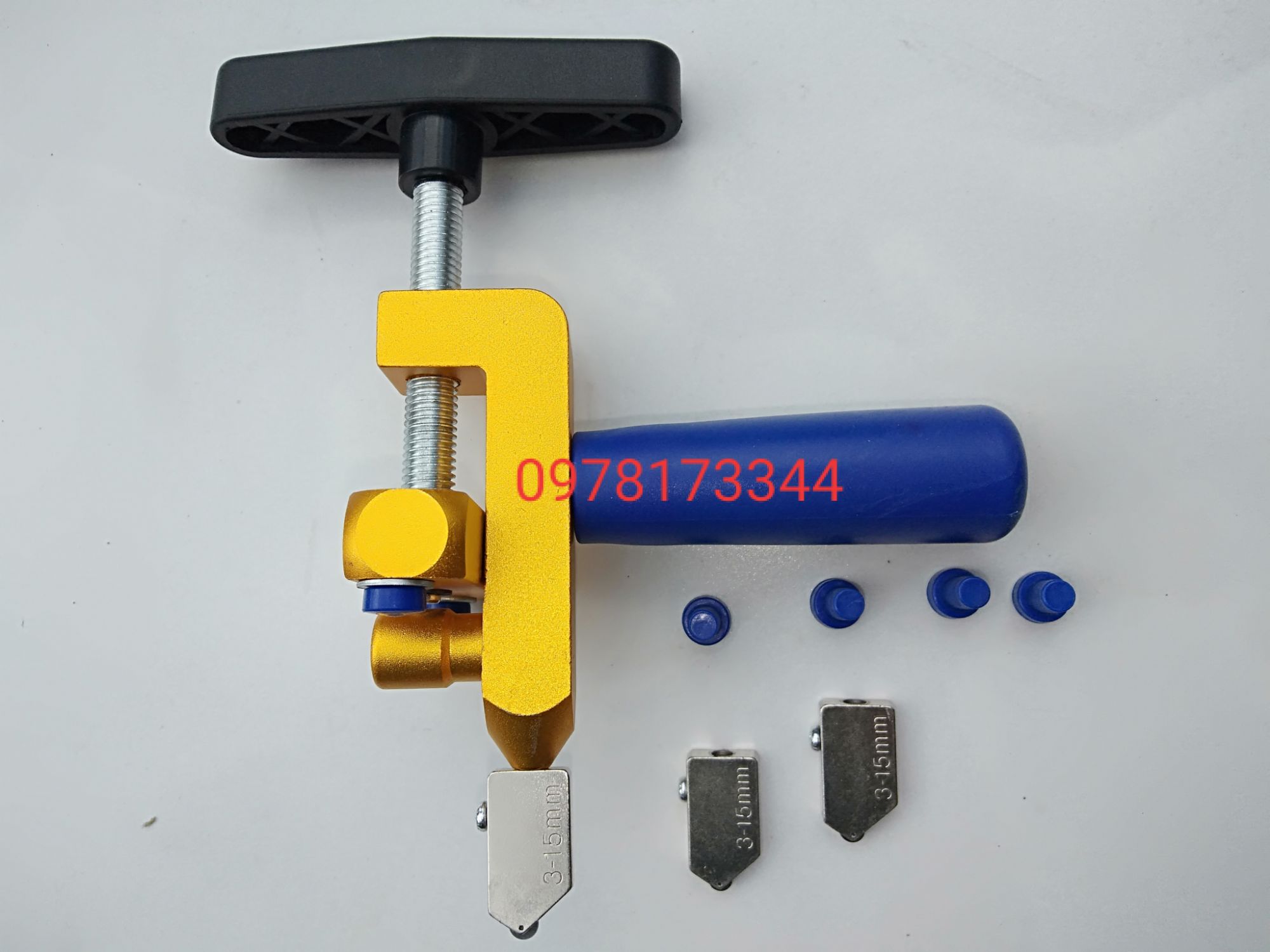 dao cắt và bẻ gạch men kèm theo 3 lưỡi