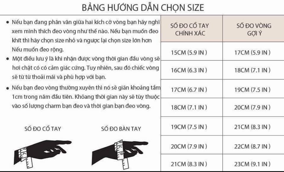 Vòng cứng chốt Pandora bạc 925 size 18