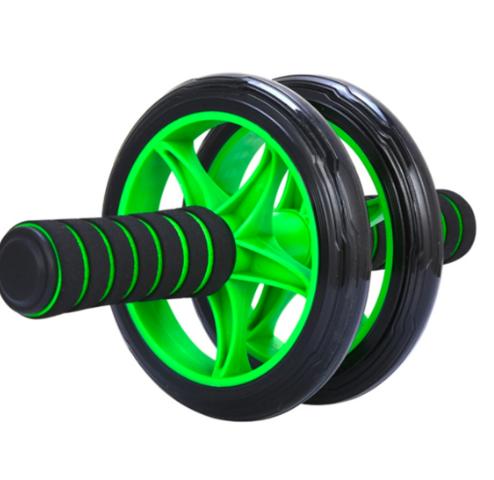 Con lăn tập bụng AB Wheel 2 bánh kèm thảm.
