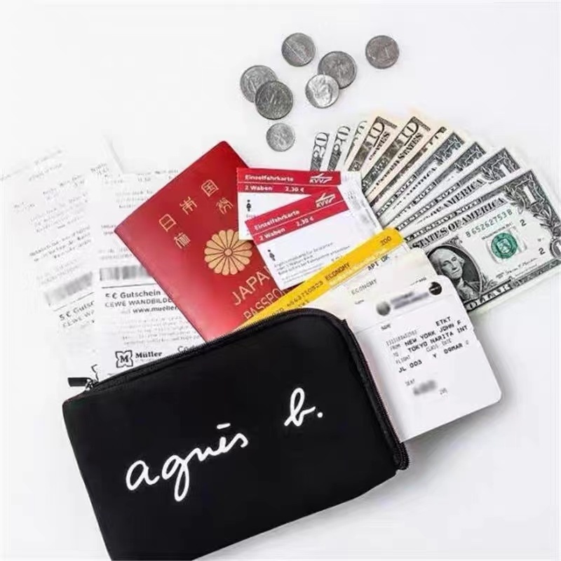 Agnes B. Tạp Chí Nhật Bản Phụ Lục Đa Chức Năng Nam Nữ Đeo Vai Đơn Giản Túi