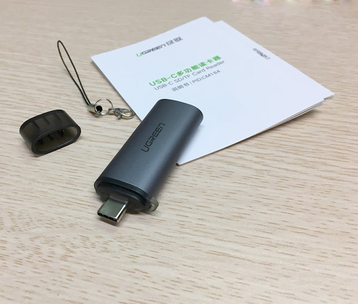 Đầu đọc thẻ nhớ USB Type-C cho thẻ SD/TF Ugreen 50704