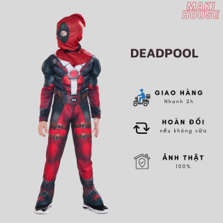 Trang phục hoá trang cho bé quần áo trẻ em Deadpool - Người Nhện 3 thumbnail
