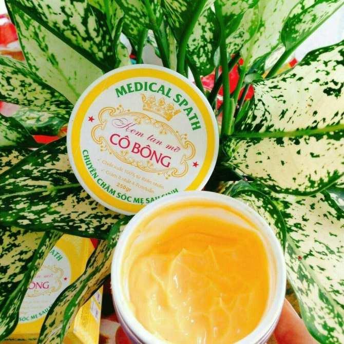 [HCM]Combo 3 Kem Cô Bông giúp tan mỡ bụng hộp 250g