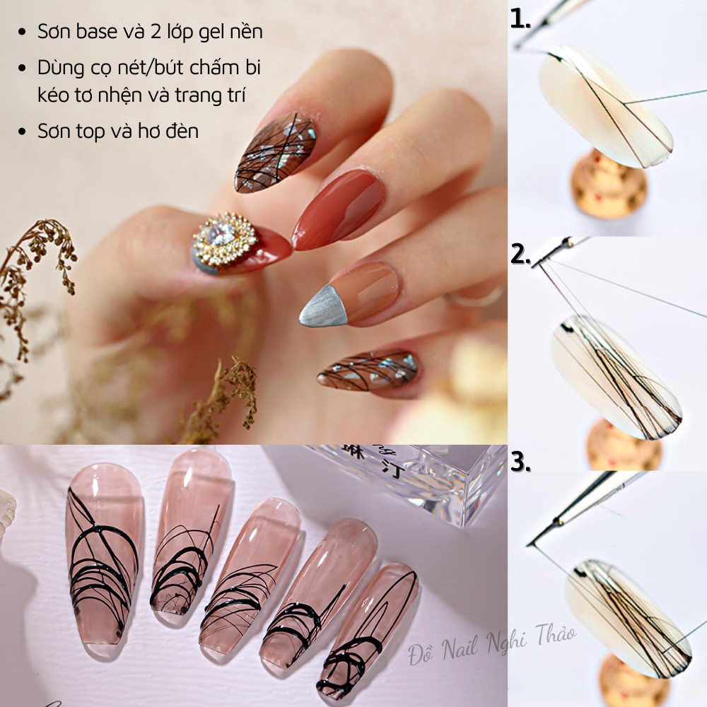 Gel nhện nail JELIVA siêu dai 8g