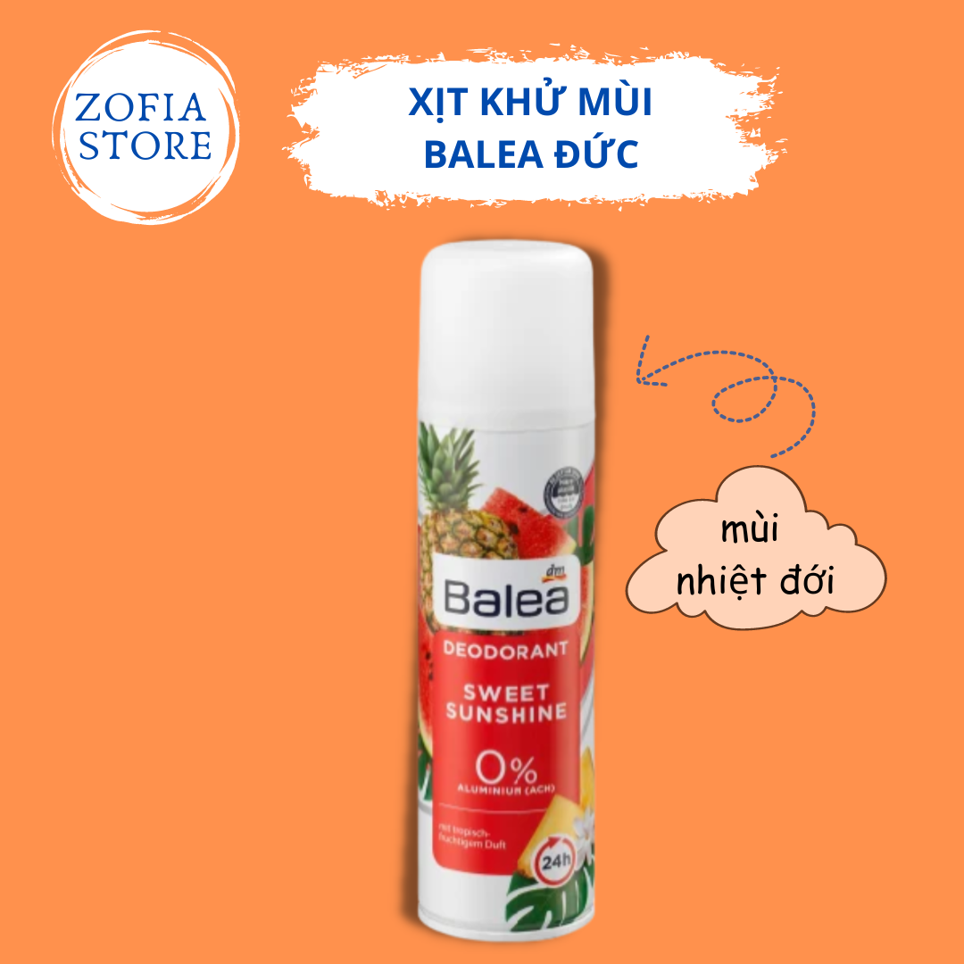 Xịt khử mùi Balea Đức