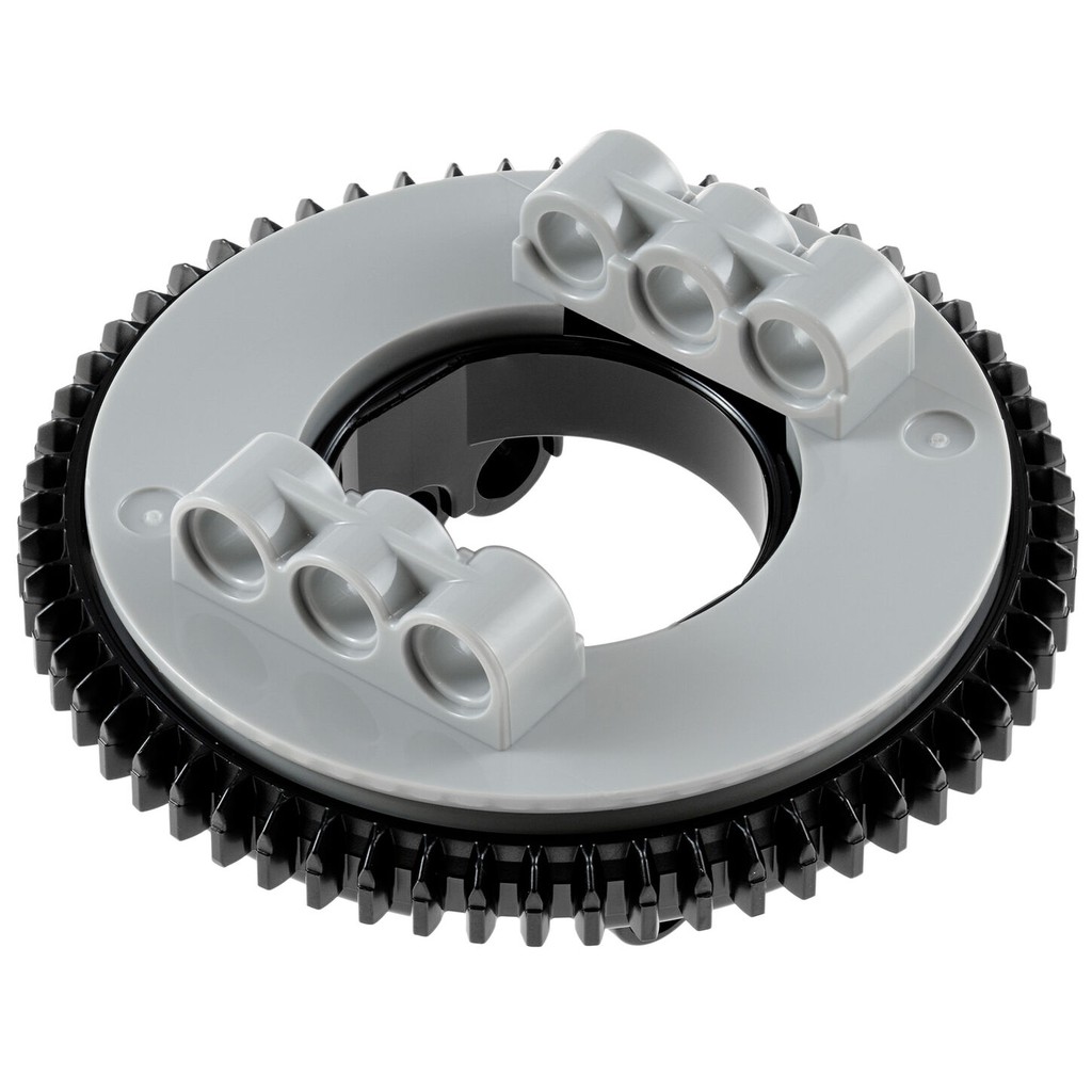 1x New Genuine LEGO Technic Turntables Large Top 60 Tooth Light Bluish Gray Base ID 6109283, 6109285