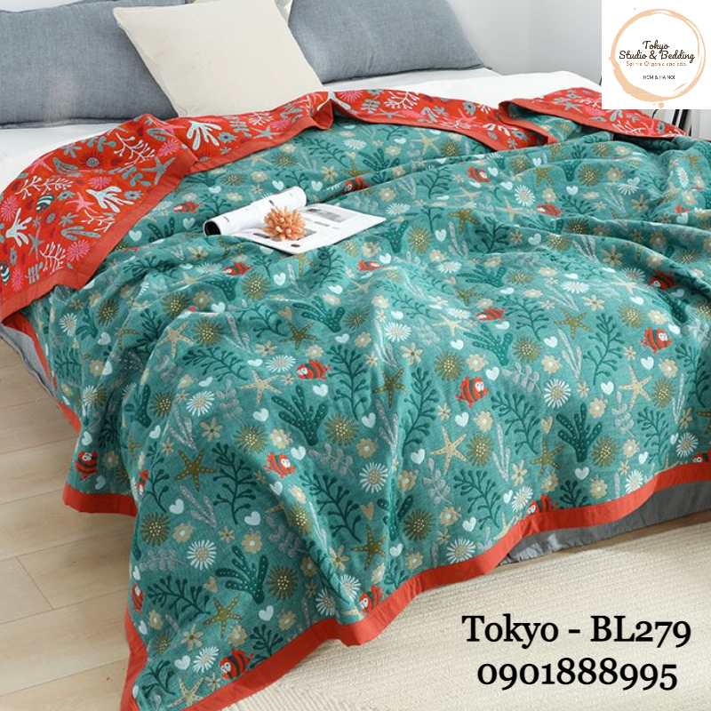 B31_Chăn Thu Xô Organic Cotton Dòng Cao Cấp
