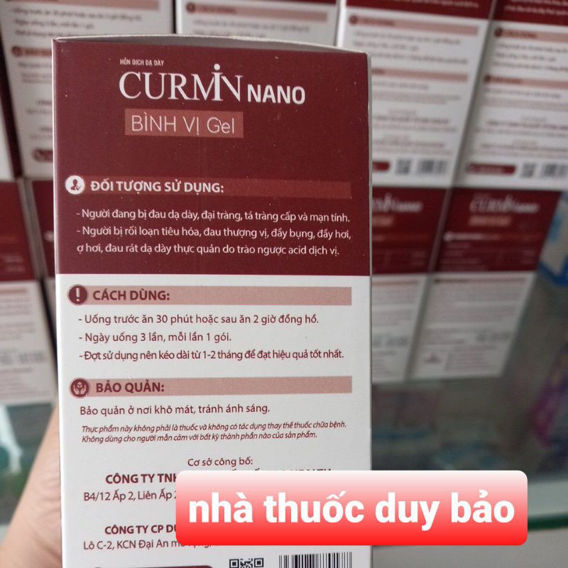 CURMIN NANO BÌNH VỊ - CURMIN BÌNH VỊ
