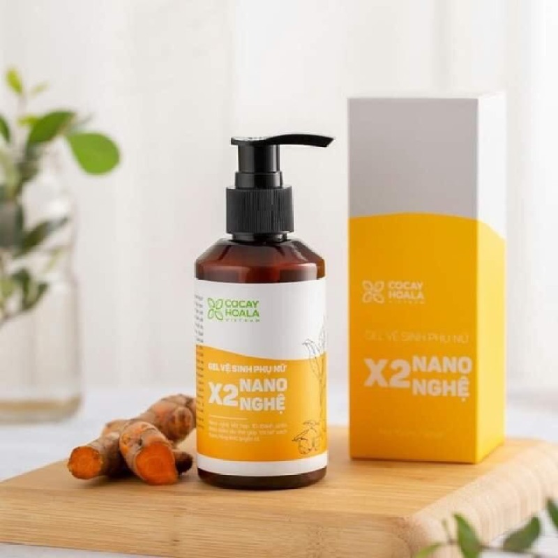 Gel vệ sinh phụ nữ X2 Nano nghệ hết viêm hết ngứa hồng se khít 150ml giá rẻ