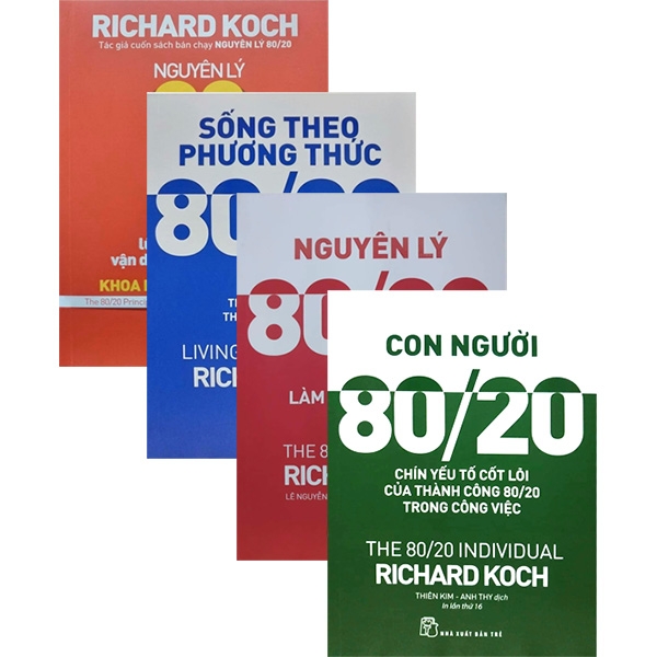 Fahasa - Bộ Sách Nguyên Lý 80/20 (Bộ 4 Cuốn)