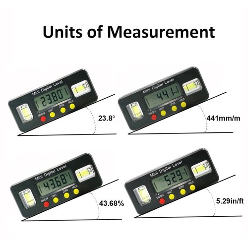 Thước thăng bằng điện tử 100mm nivo tặng kèm pin
