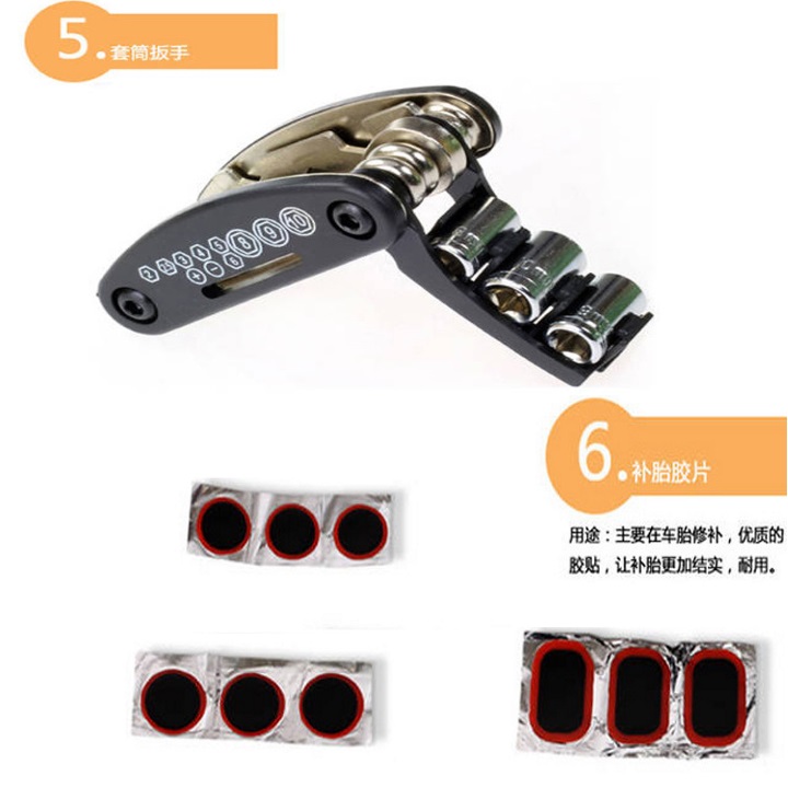 Bộ sửa chữa xe đạp đa năng SAHOO