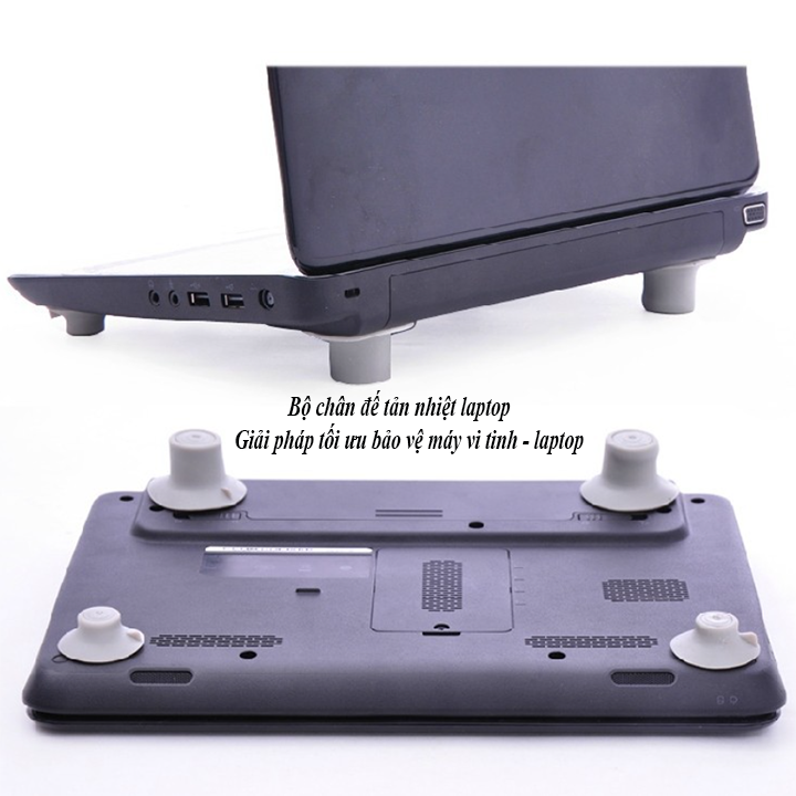 BỘ 4 NÚT KÊ CHỐNG NÓNG CHO LAPTOP