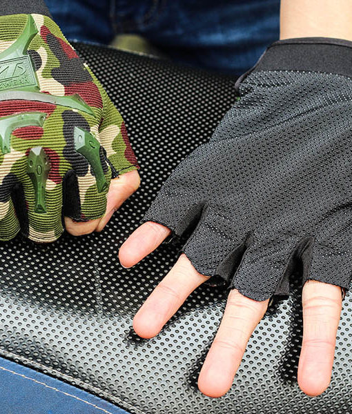 Găng tay xe máy Mechanix cụt ngón