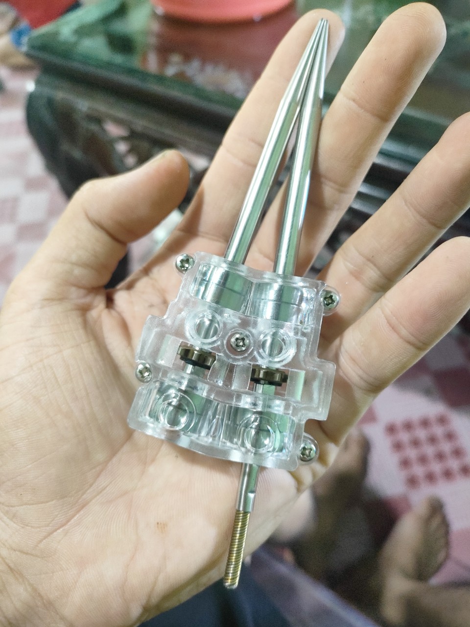 đầu kẹp máy nhổ lông vịt