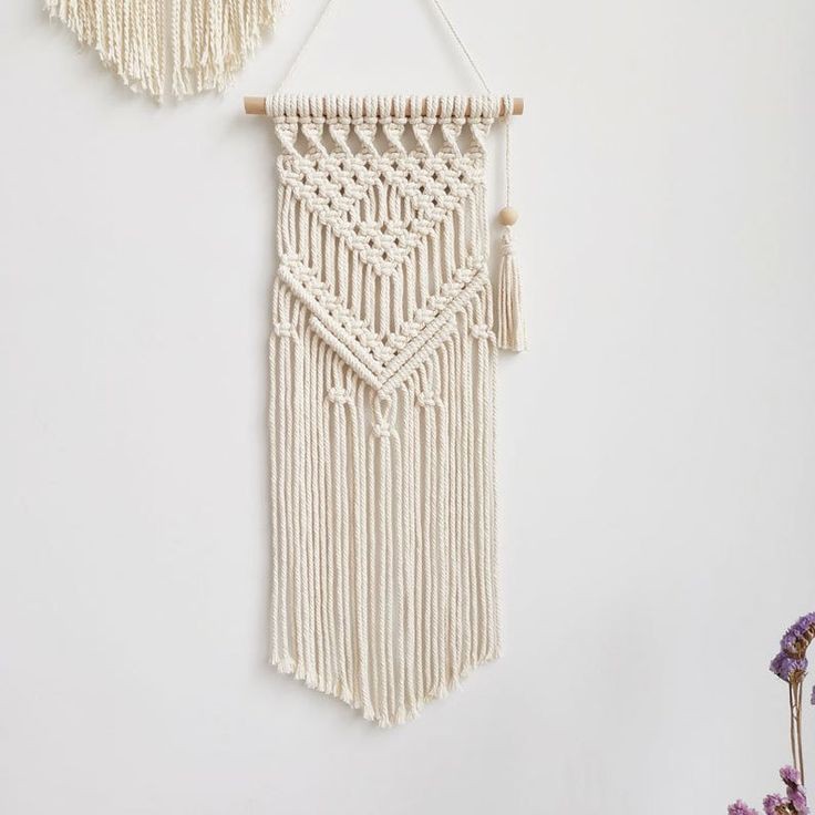 rèm macrame trang trí treo tường