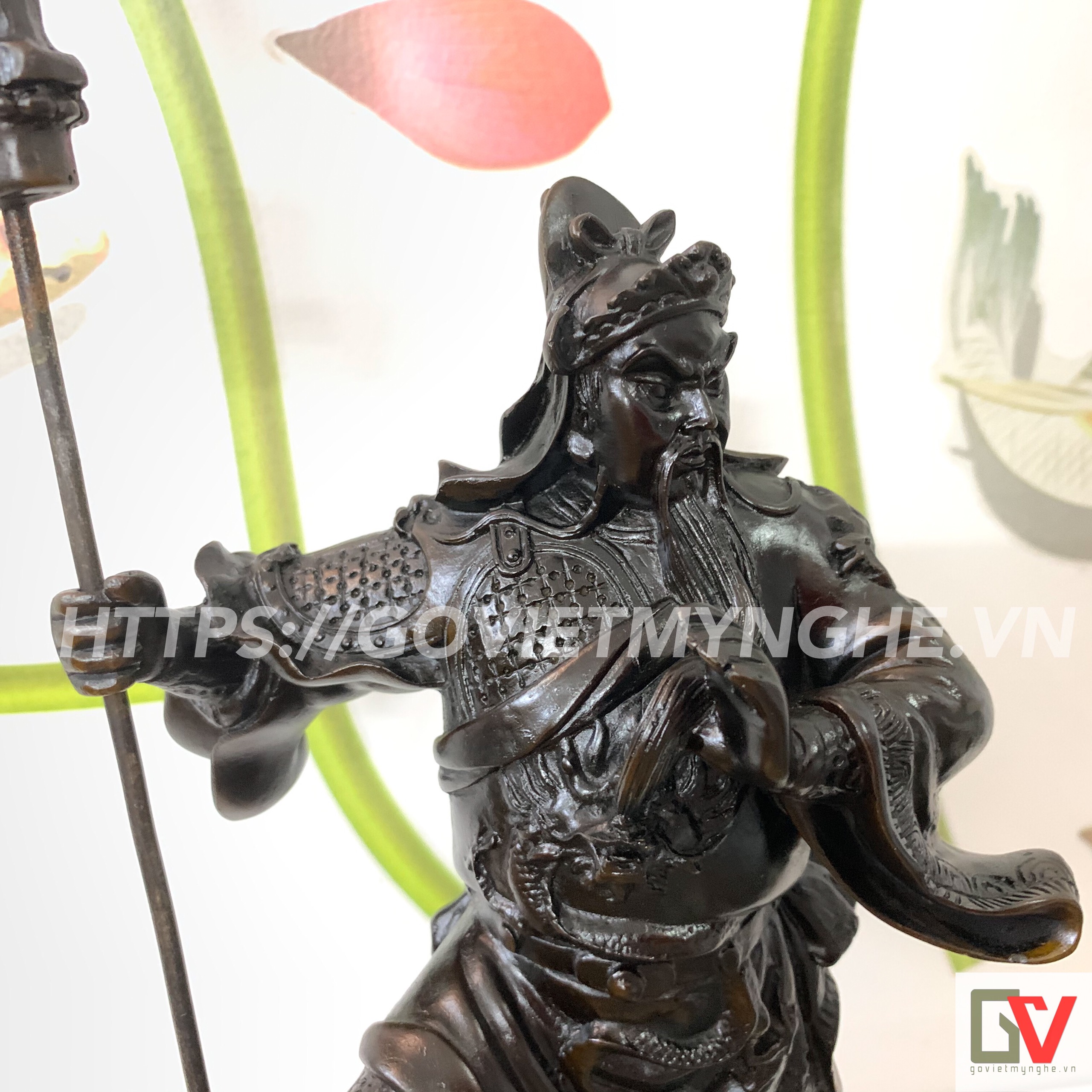 Tượng Đá Đầu Phật Thích Ca - Cao 9cm - Đá Màu