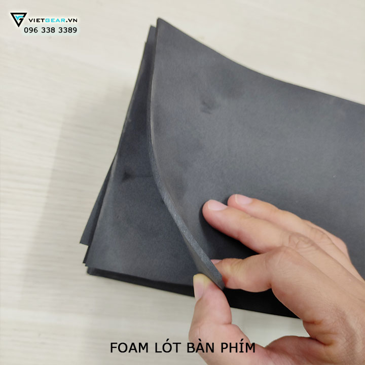 Tấm lót tiêu âm bàn phím cơ, foam lót bàn phím cao su non