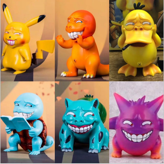 [HCM]Mô Hình Pokemon Rồng lửa Mặt gian Troll tấu hài