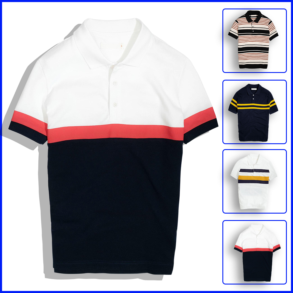 Áo Polo Nam Cổ Bẻ Kiểu Dáng Hàn Quốc Trẻ Trung Mẫu Mới Hot Trend 2024 Thời Trang Mùa Hè-Thu Phong Cách FASHION4MEN AO TOP NAM 90000157