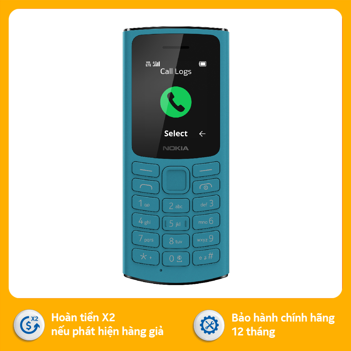 Điện thoại Nokia 105 4G pro - Hàng chính hãng